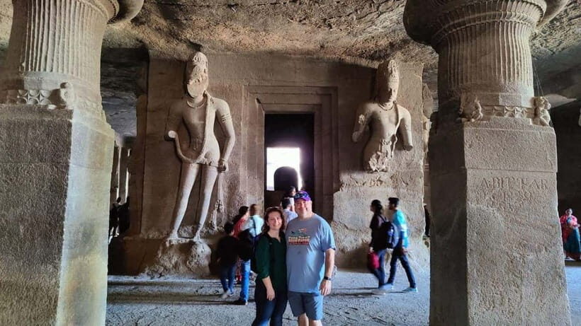Elephanta Caves & Island Guided Tour - Elephanta Island walk: orientation before the carvings